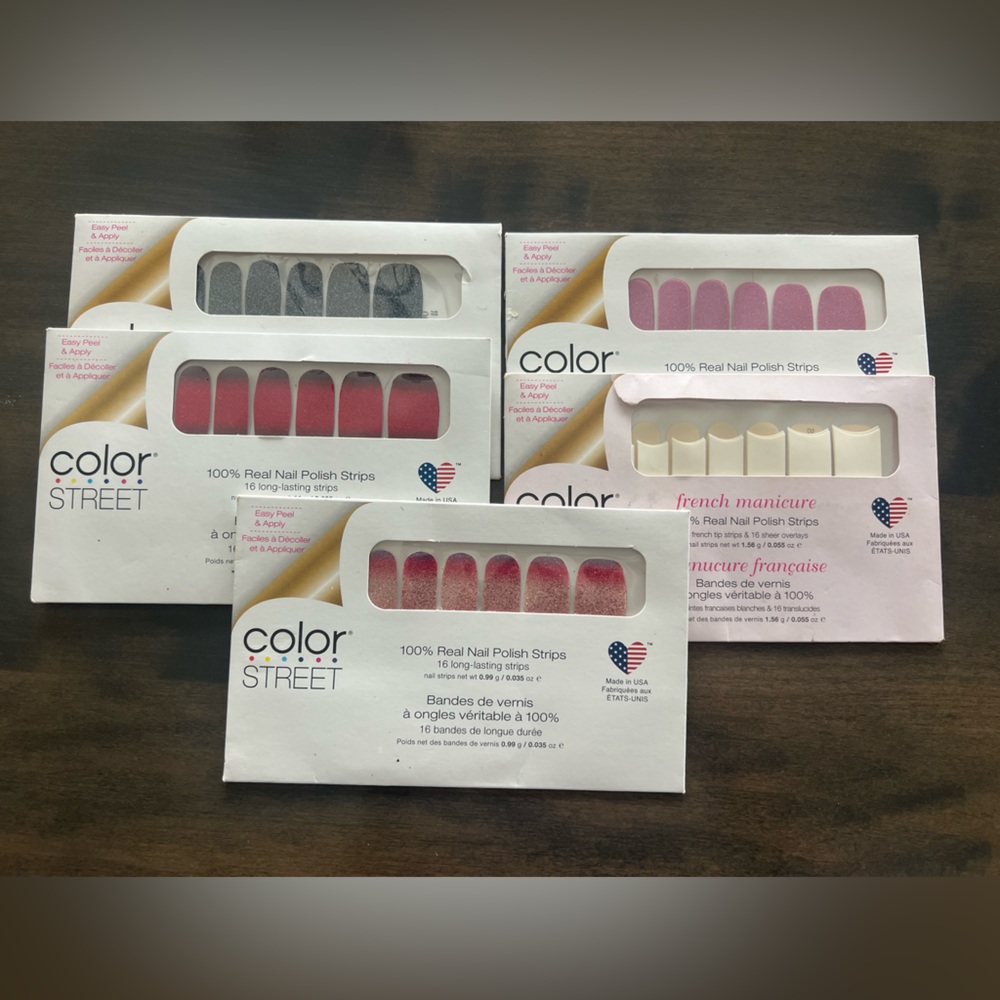 Color Street Nail Polish Strips bundle